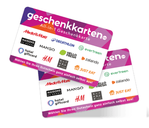 All-in-1 Geschenkkarte