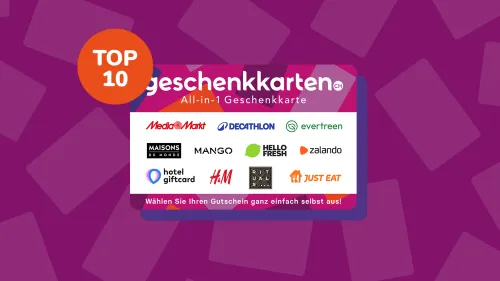 Top 10 der beliebtesten Geschenkkarten